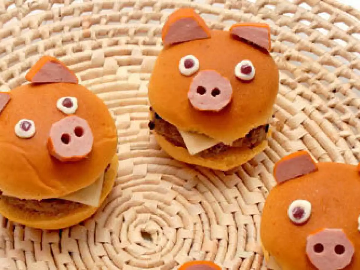 Hambúrguer de porquinho