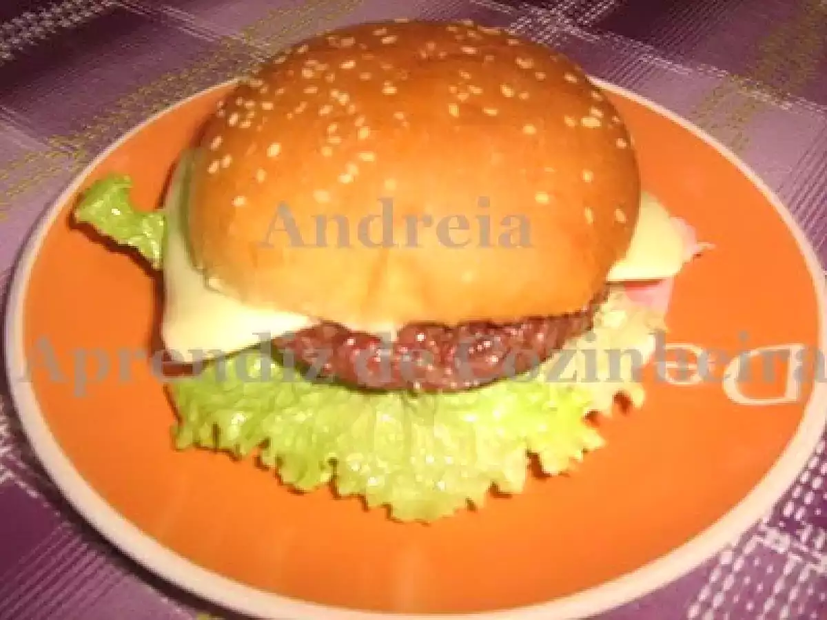 Hamburguer no Pão