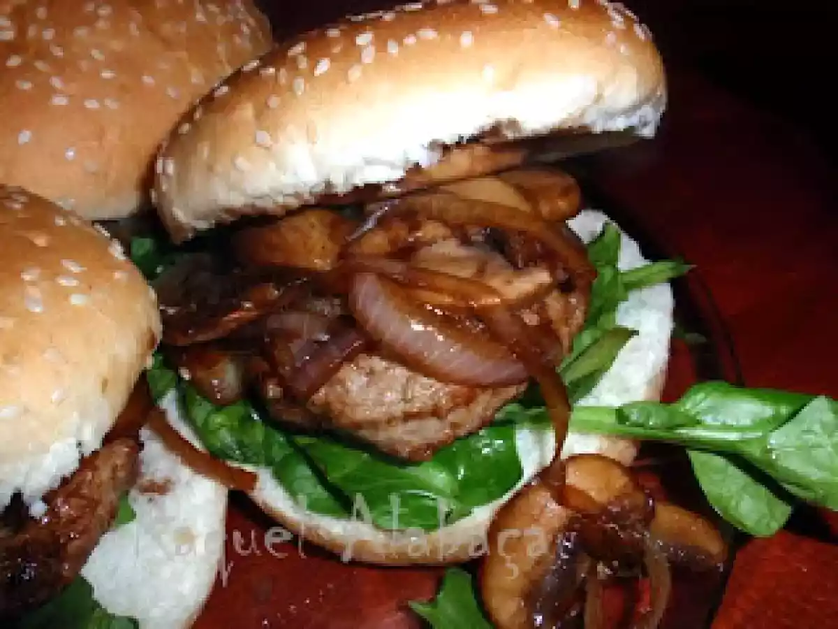 Hamburguer no Pão em molho de Mel e Vinagre Balsâmico - foto 2