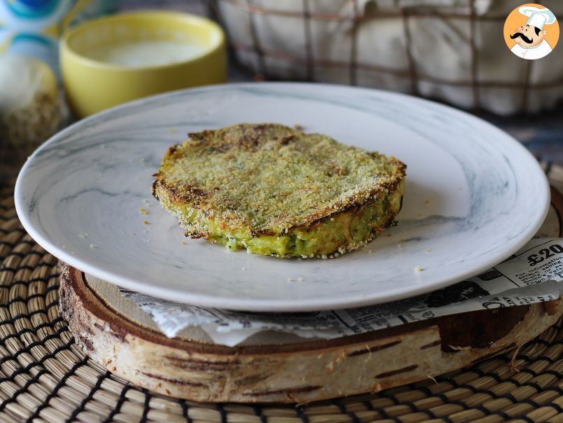 Hambúrguer vegetariano de abobrinha e batata feito na Air Fryer - foto 4