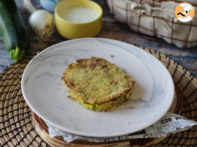 Hambúrguer vegetariano de abobrinha e batata feito na Air Fryer - foto 5