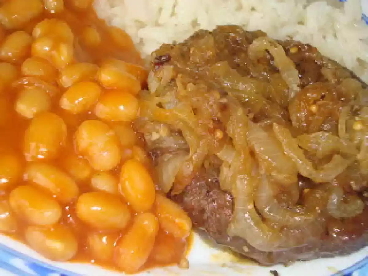 Hamburgueres de cebolada com especiarias