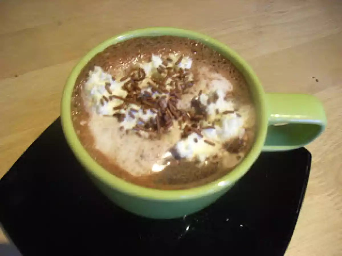 Hot chocolate.