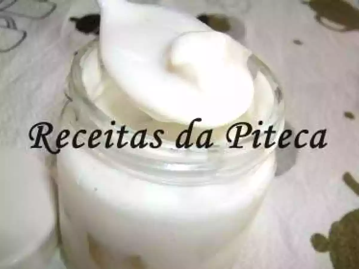 Iogurte caseiro de pêra