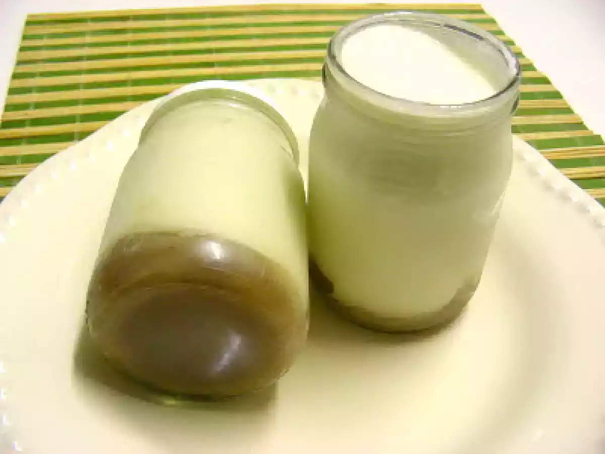 Iogurte com creme de castanhas