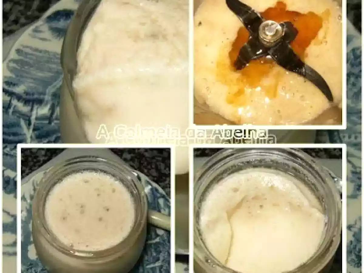 IOGURTE DE BANANA E MEL