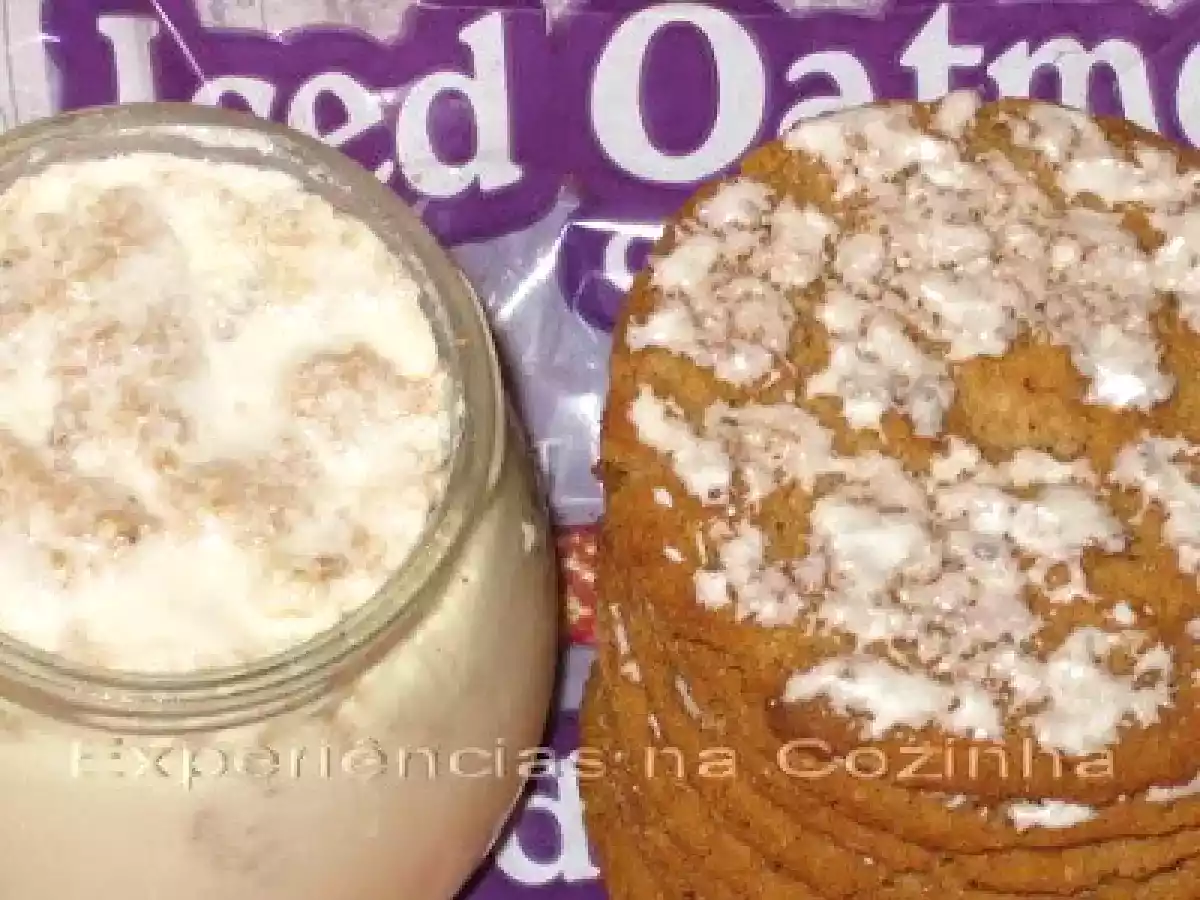 Iogurte de Bolachas de Aveia com Cobertura de Açúcar