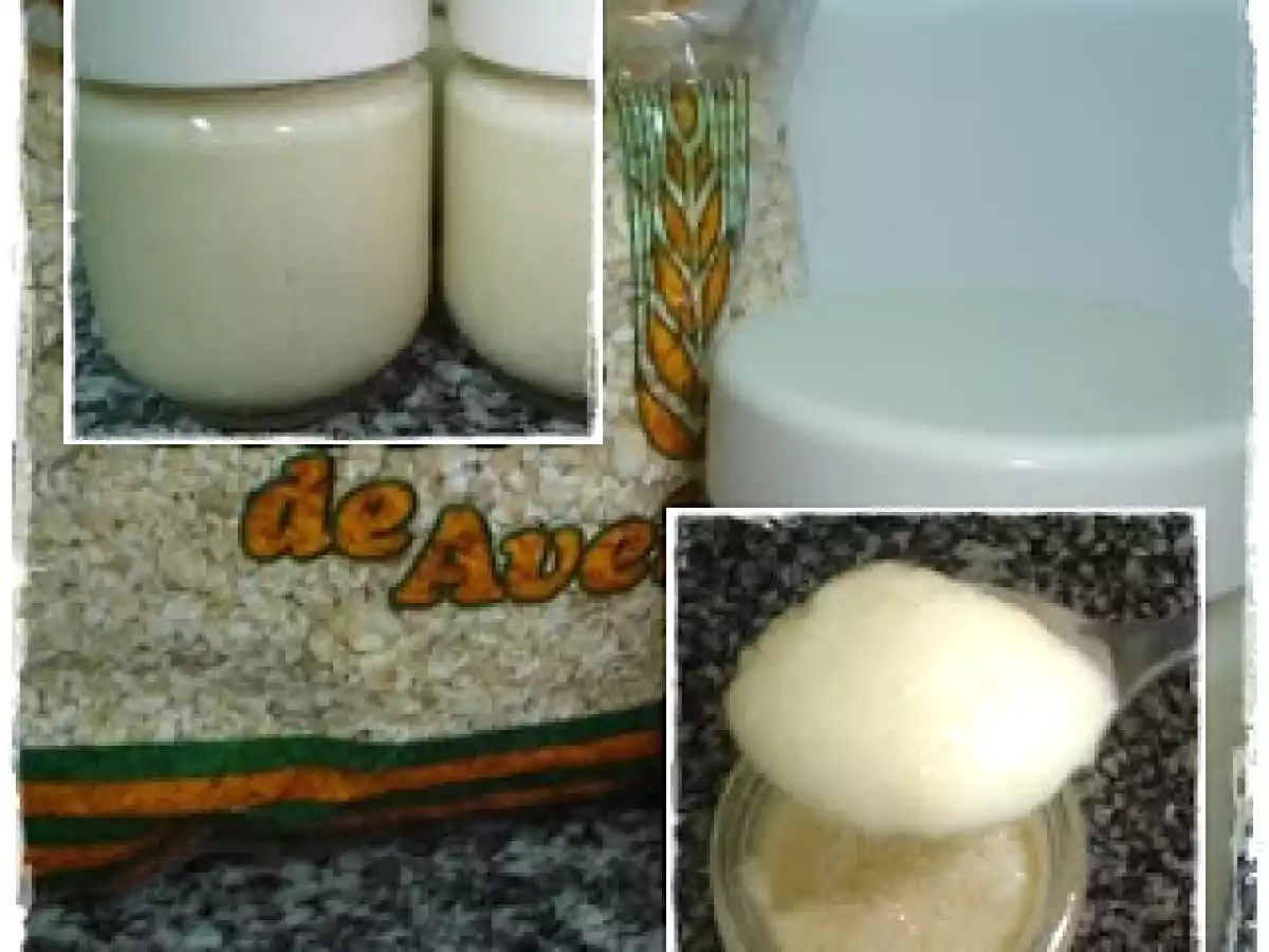 Iogurte de papas de Aveia e Maça