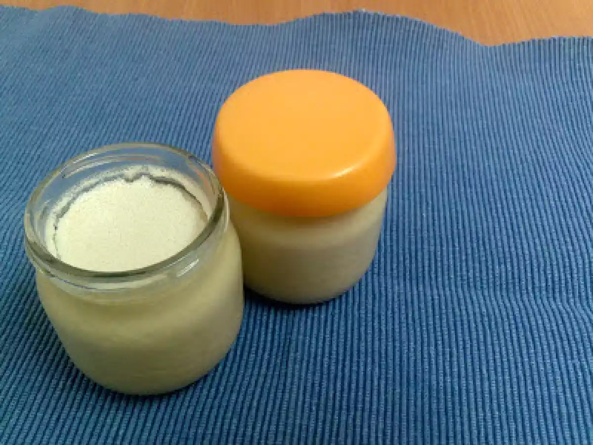 IOGURTES DE BOLACHA, BANANA E LARANJA