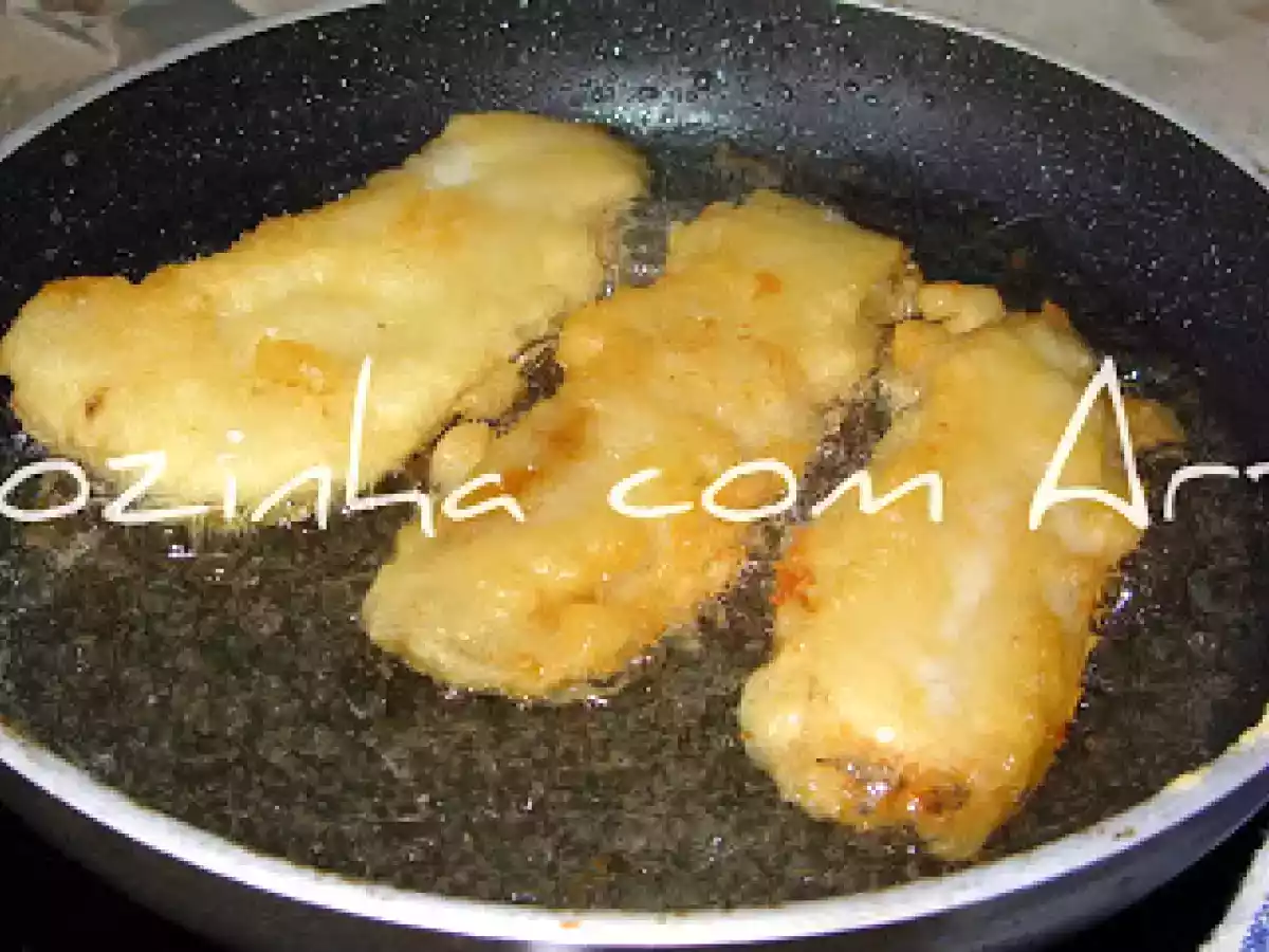 Iscas de bacalhau ou bacalhau panado - foto 3