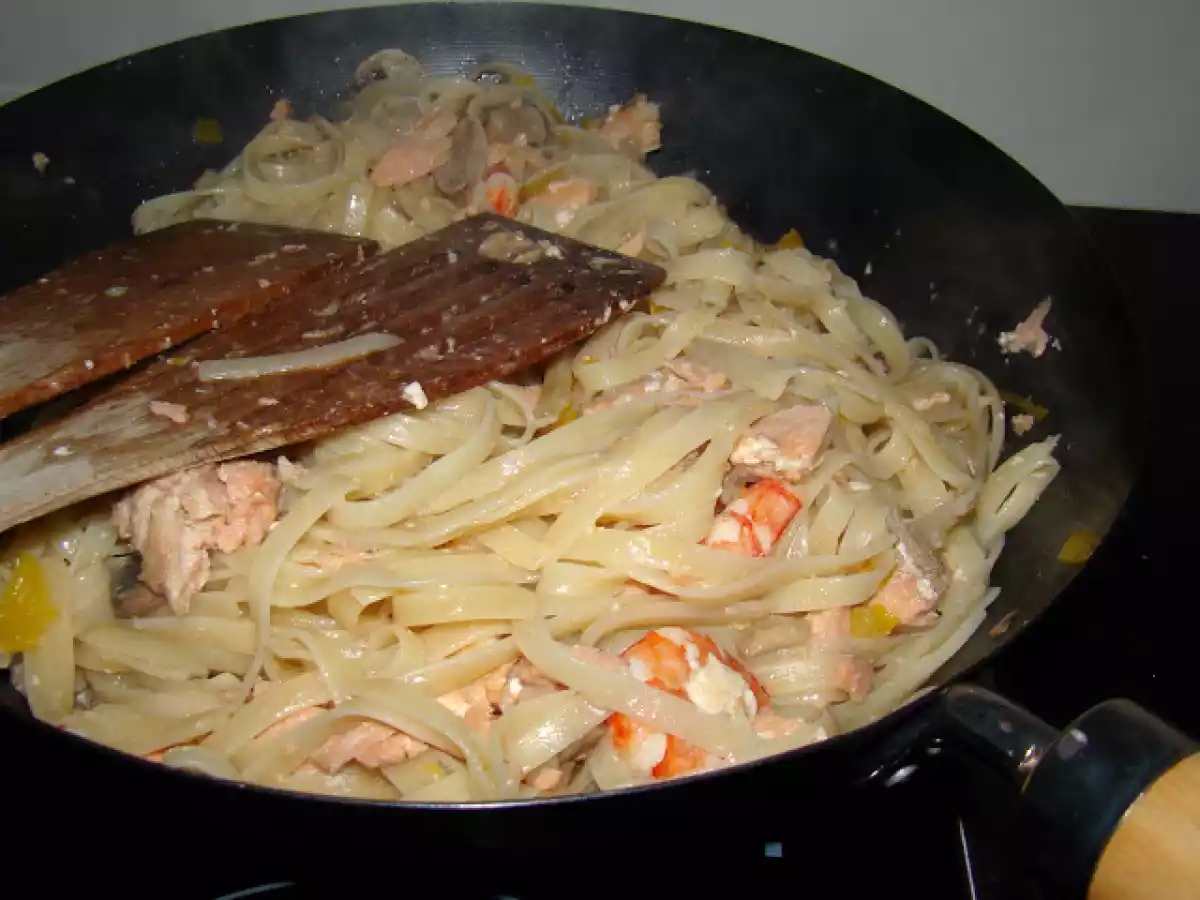 Jantar de Aniversário da Lara - Massada de Salmão com Camarão - foto 5