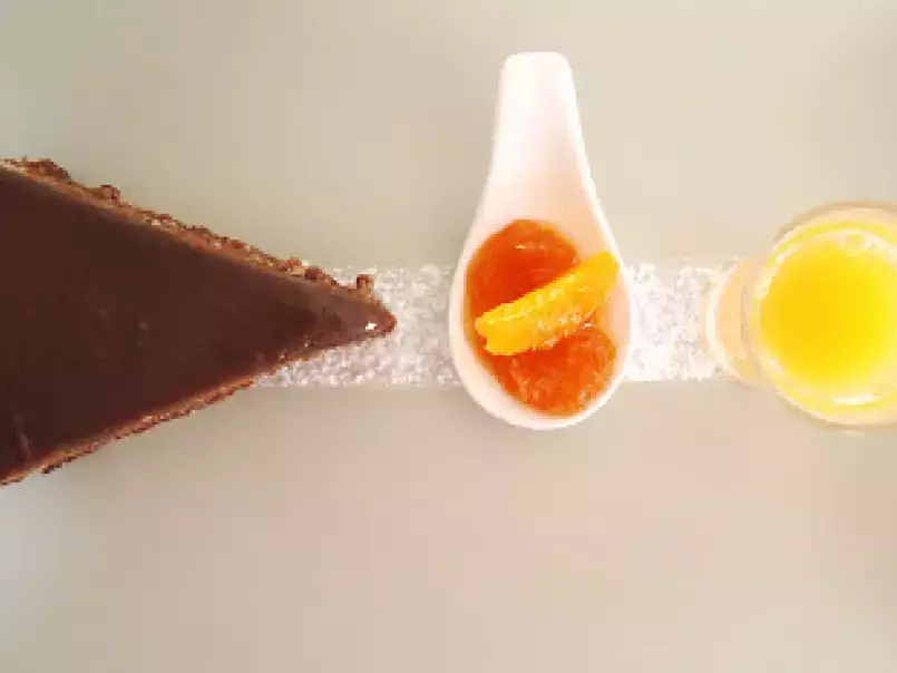 Japonaise - Merengue de Amêndoa com Ganache de Chocolate