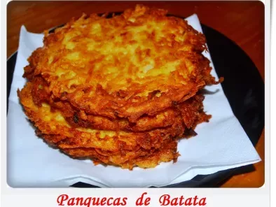Kartoffelpuffer - Panquecas de Batata (Vegetariana)