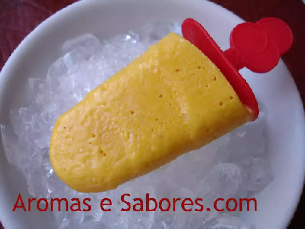 Kulfi de manga - sorvete de manga indiano