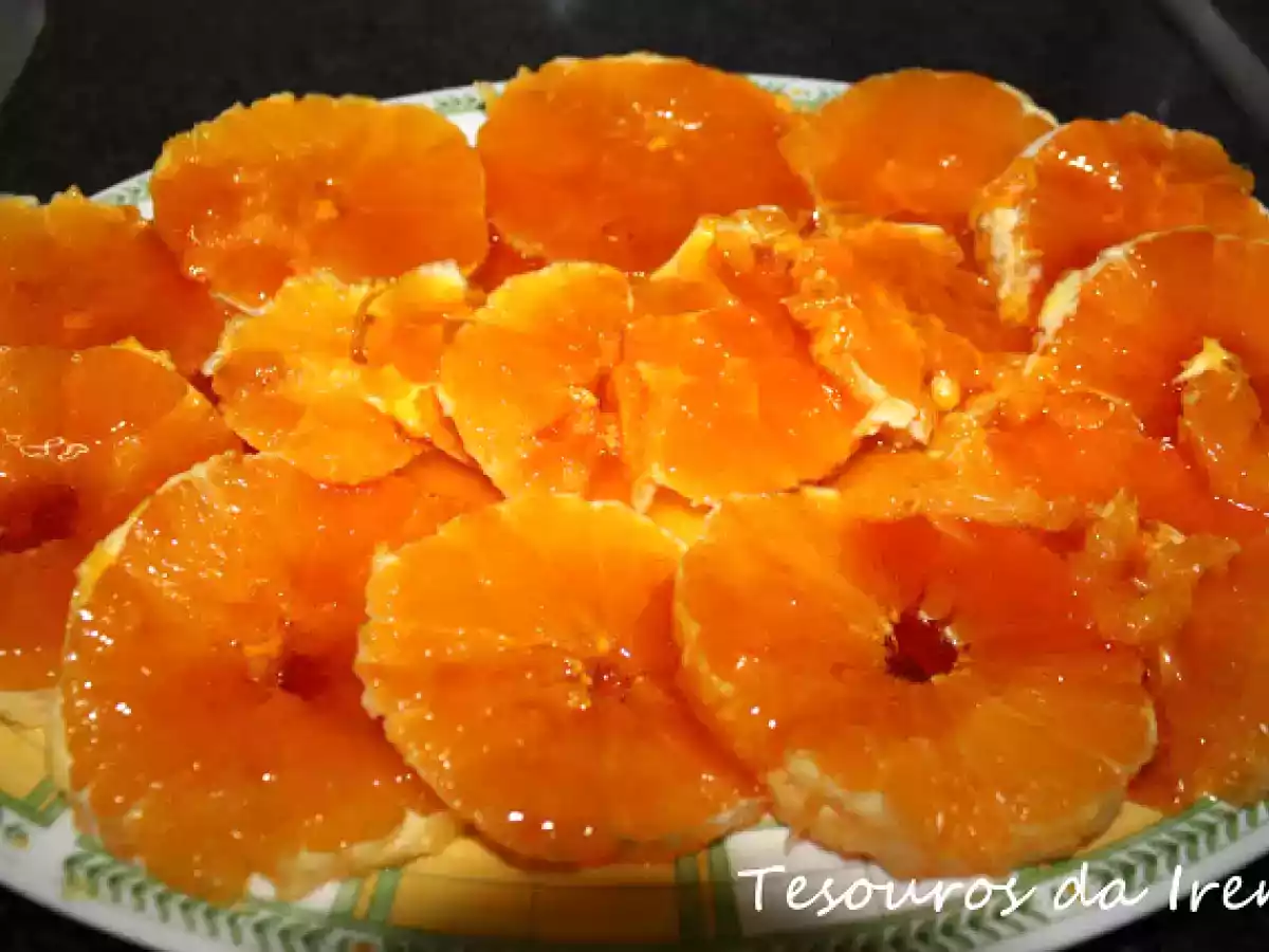 Laranja com caramelo