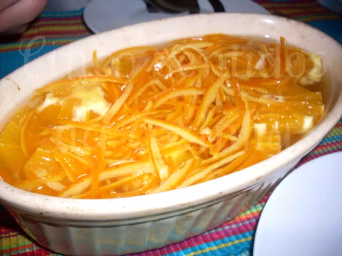Laranja confitada em calda de açúcar - foto 3