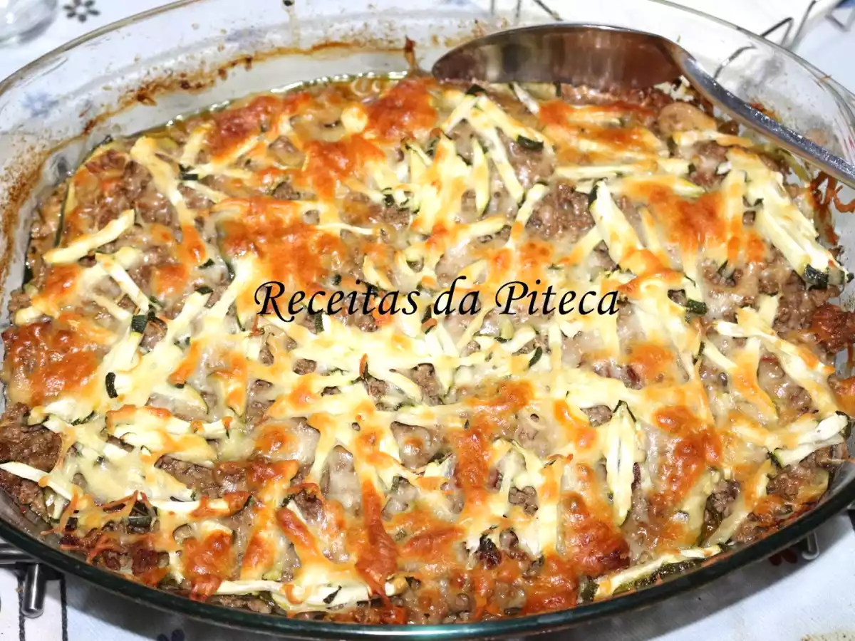 Lasanha à Piteca (de courgette)