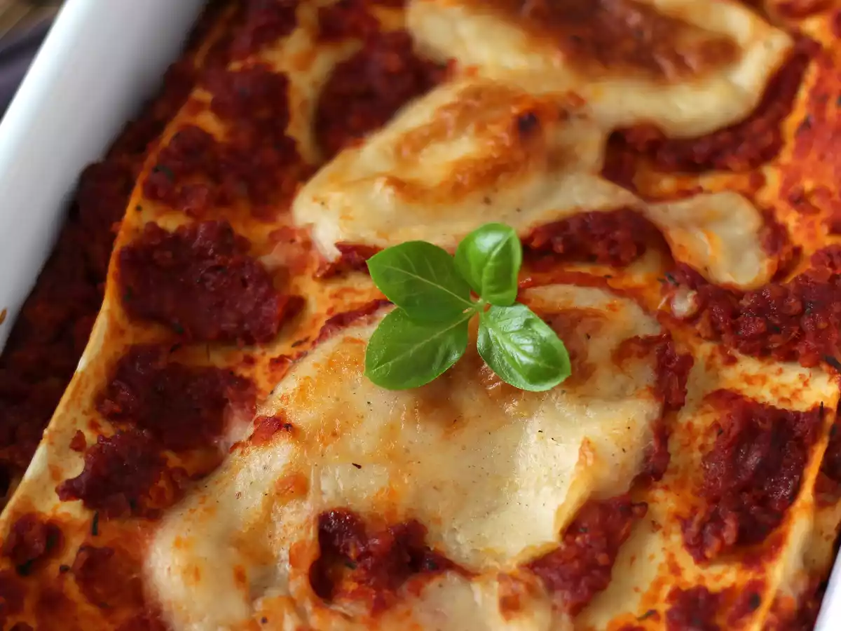 Lasanha bolonhesa vegetariana, o sabor quase autêntico da original - foto 3