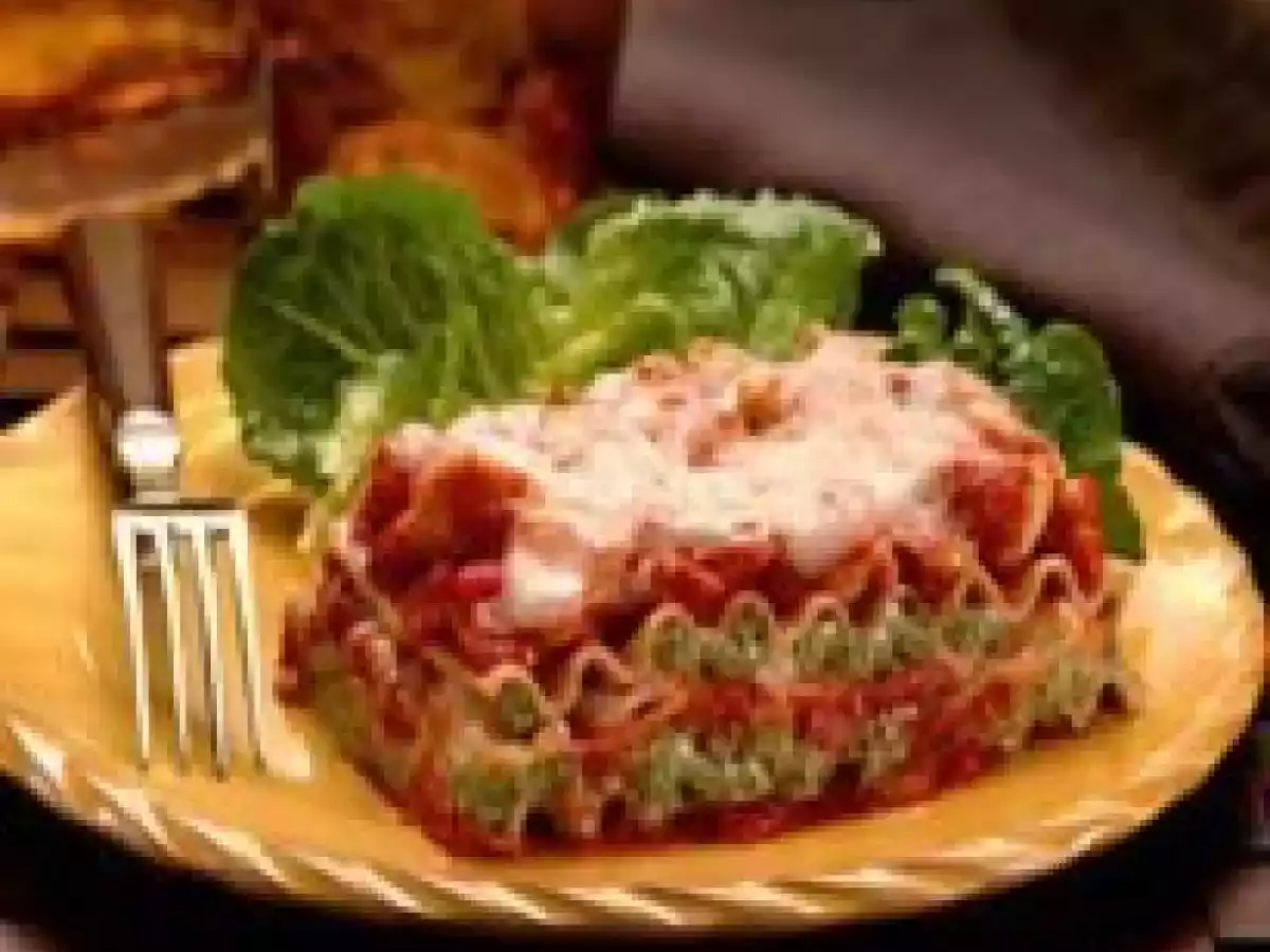 Lasanha com Tomate e Rúcula