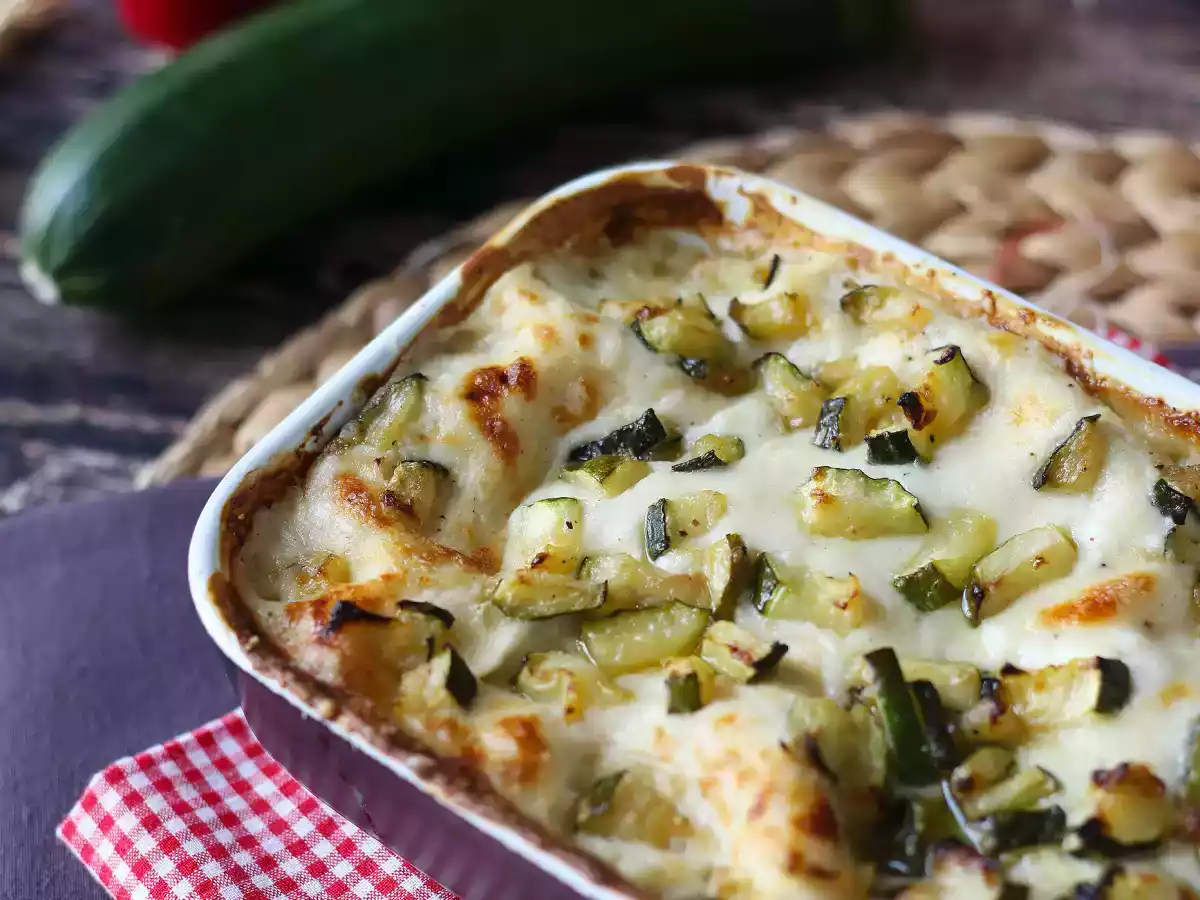 Lasanha de abobrinha com bechamel, receita fácil e muito cremosa - foto 3