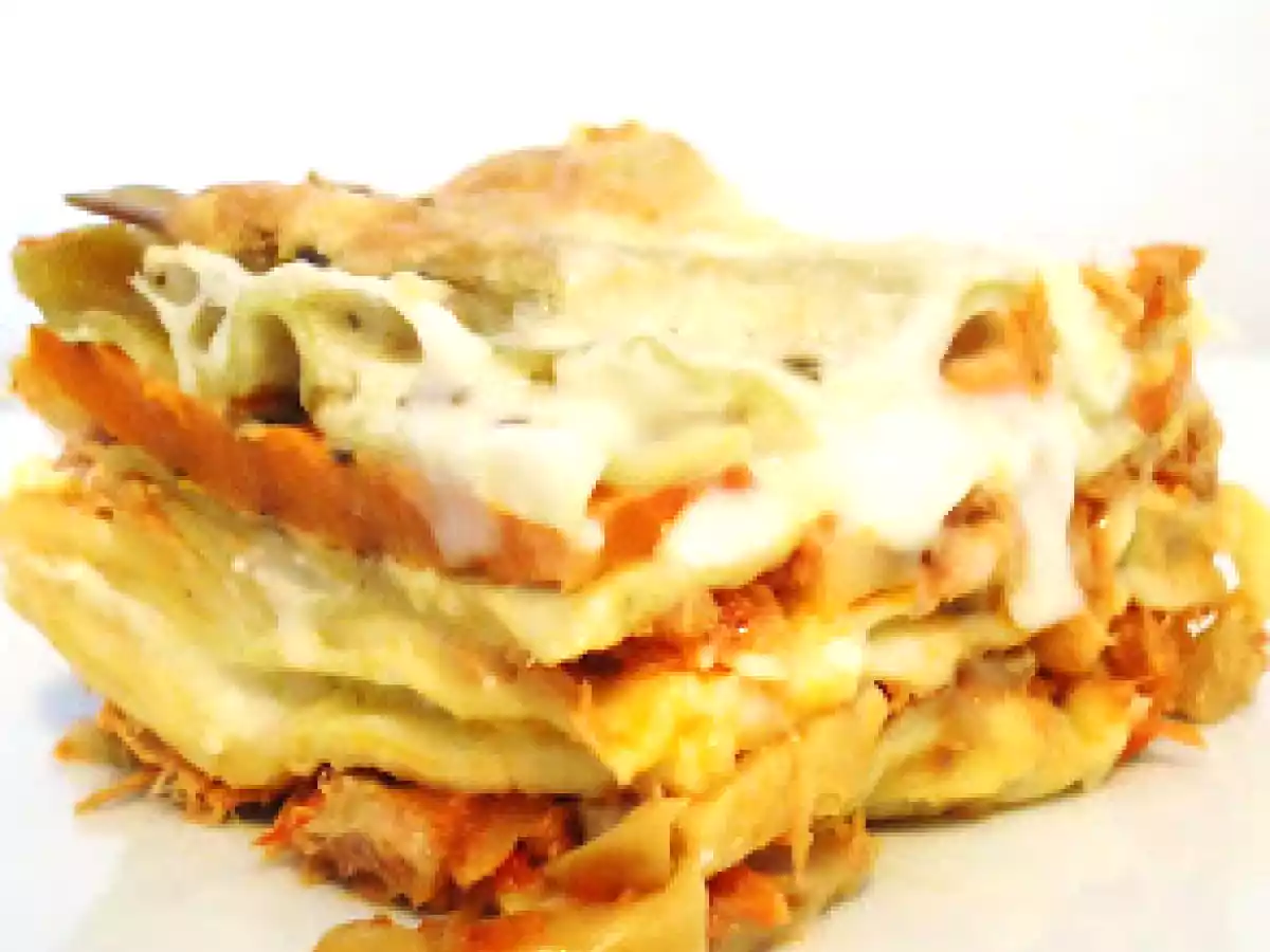 Lasanha de Atum com Legumes Grelhados