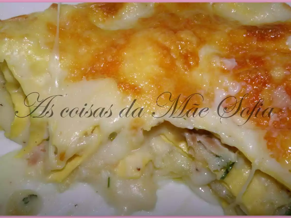 Lasanha de bacalhau