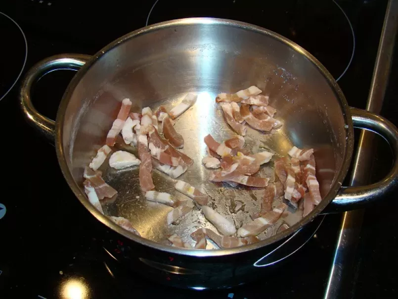 Lasanha de Bacalhau com Cogumelos, Bacon e Pimento - foto 2