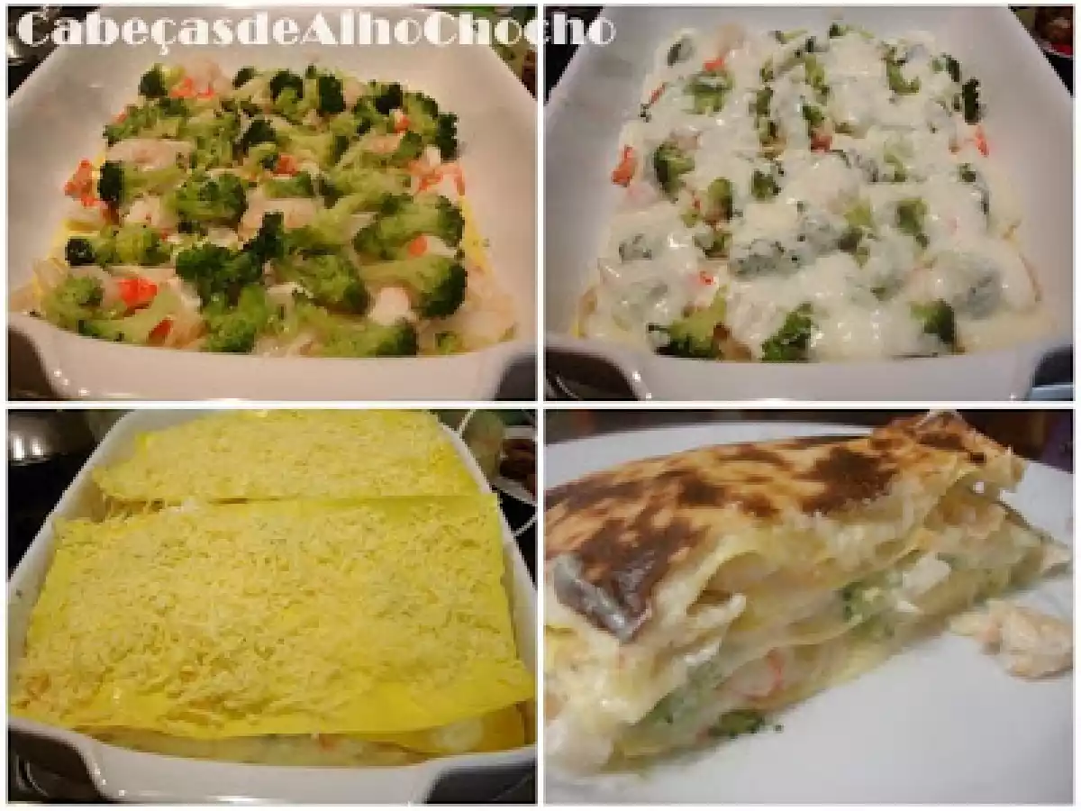 Lasanha de Bacalhau e Bróculos - foto 2