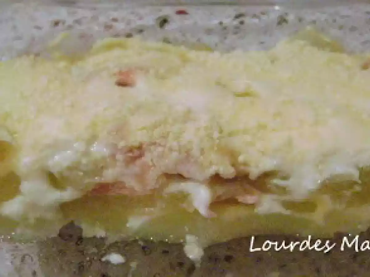 LASANHA DE CHUCHU COM MOLHO BRANCO LIGHT