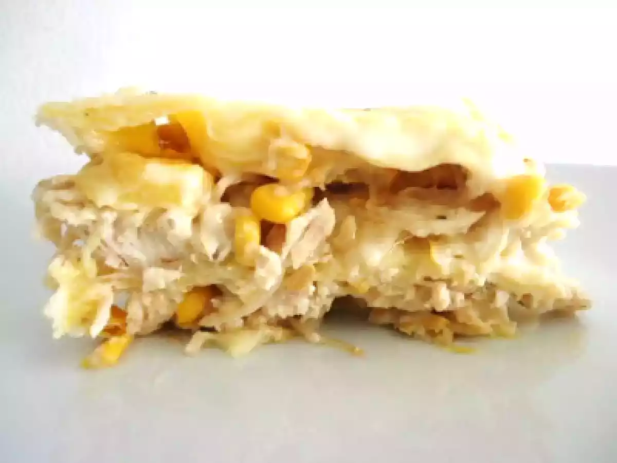 Lasanha de Frango e Ananás