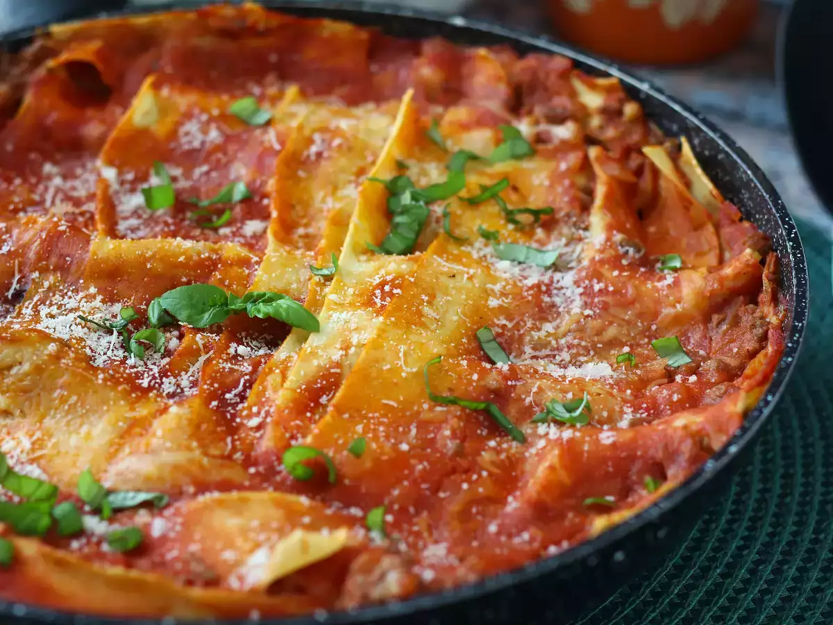 Lasanha de frigideira com carne moída - foto 7