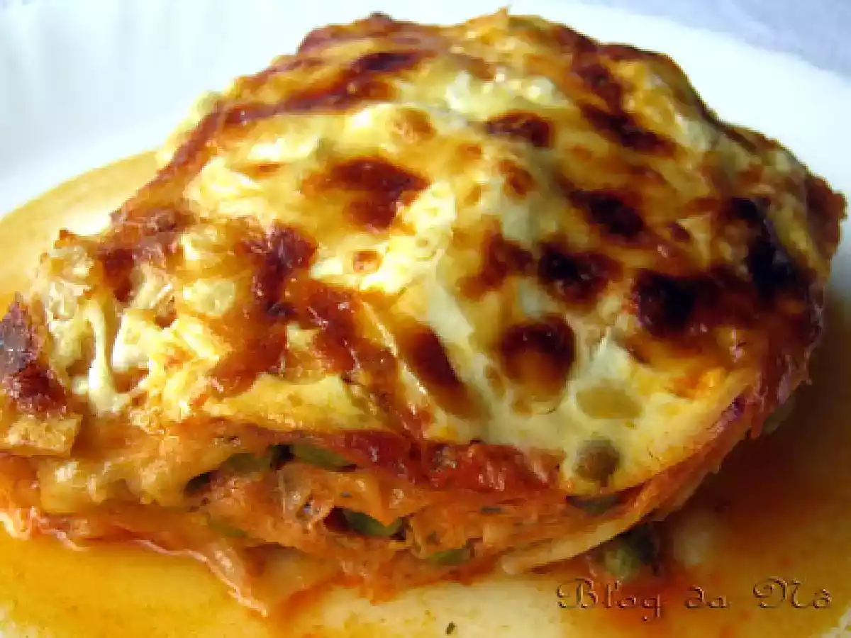Lasanha de Leite com Frango