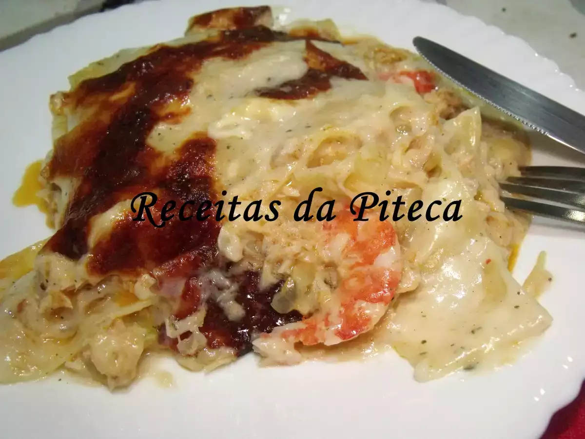 Lasanha de peixe e camarão - foto 2