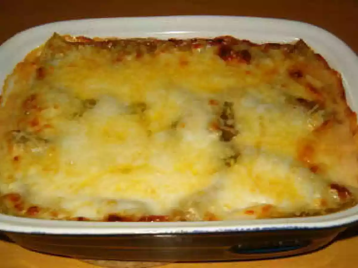 Lasanha de peixe e legumes