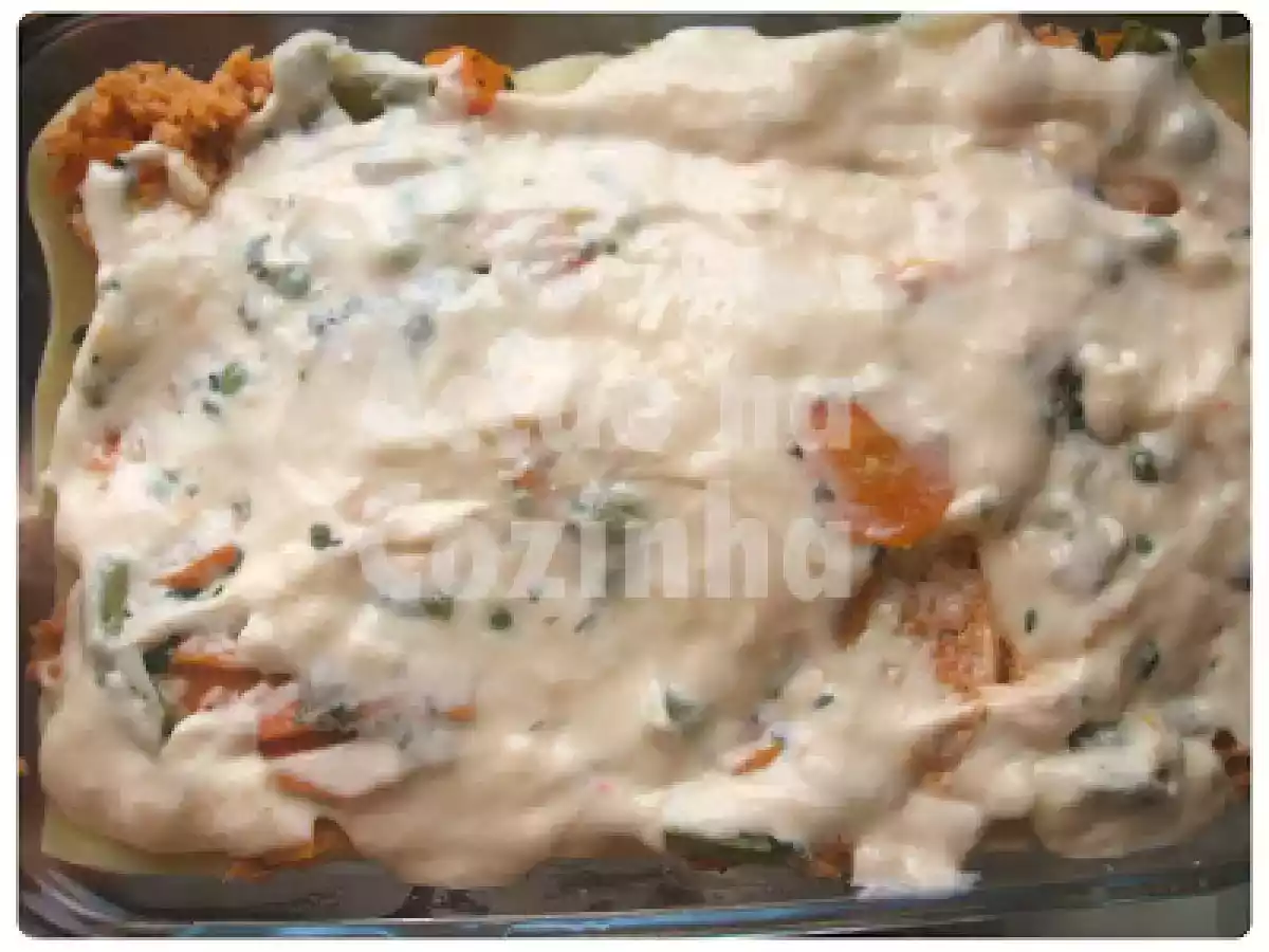 Lasanha de pescada e legumes - foto 2