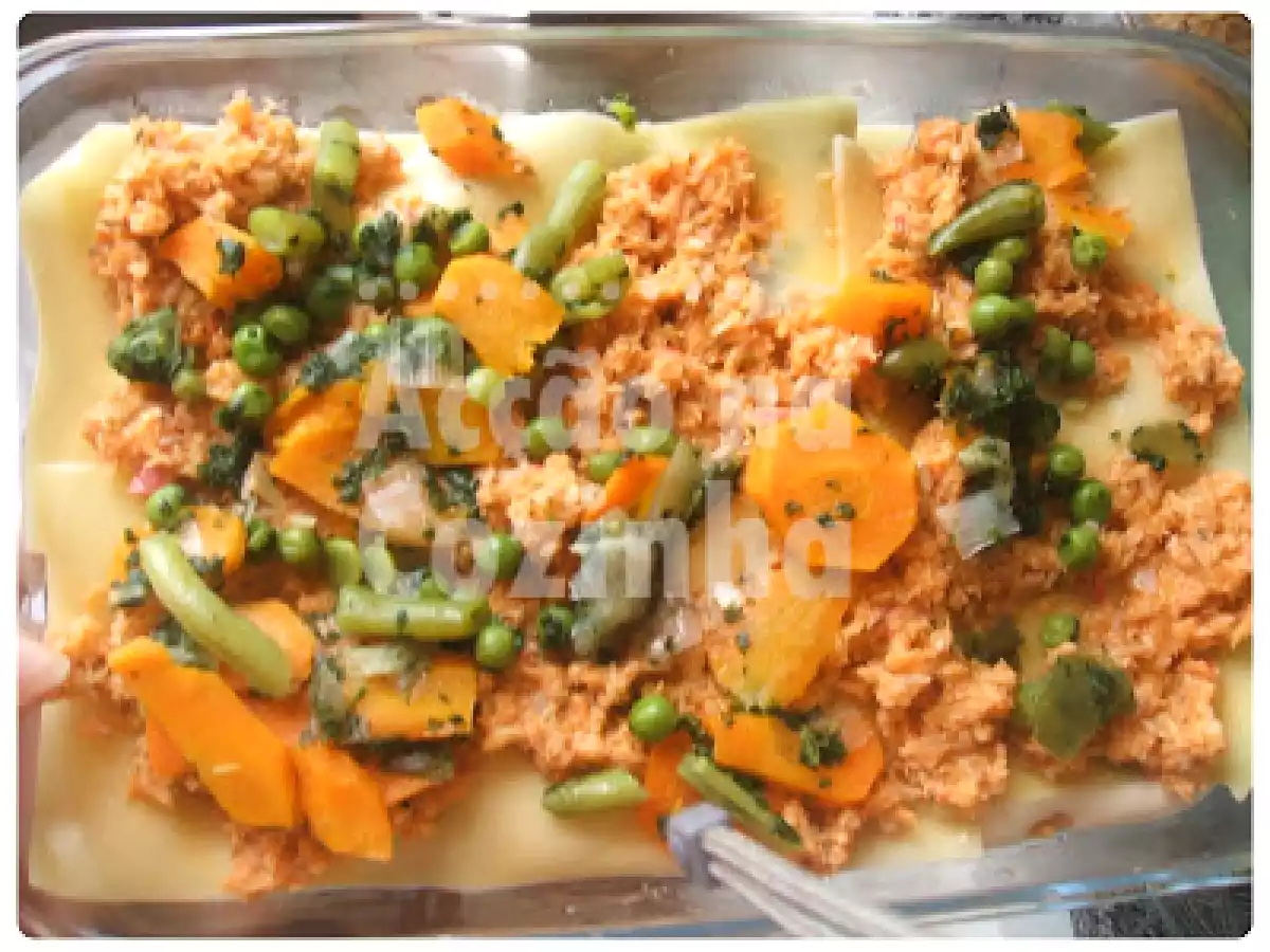 Lasanha de pescada e legumes - foto 4