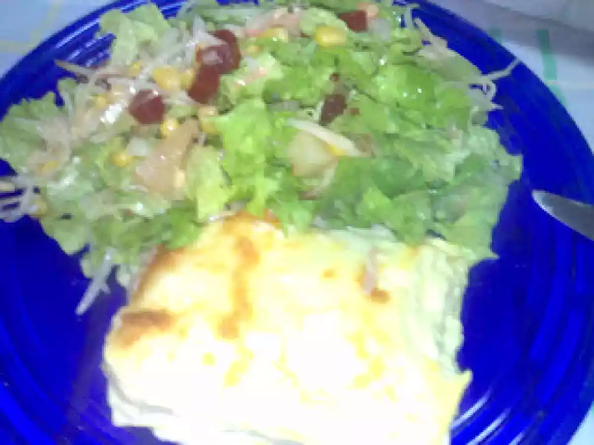 LASANHA DE QUEIJO E FIAMBRE