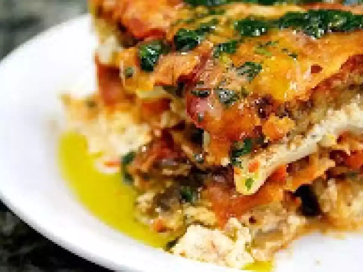 Lasanha de Vegetais (ovo-lacto)