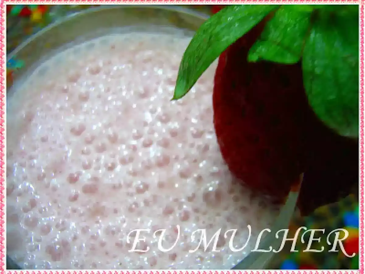 LASSI DE MORANGO COM ÁGUA DE ROSAS - PARTICIPAÇÃO DO DIA ROSA - foto 3