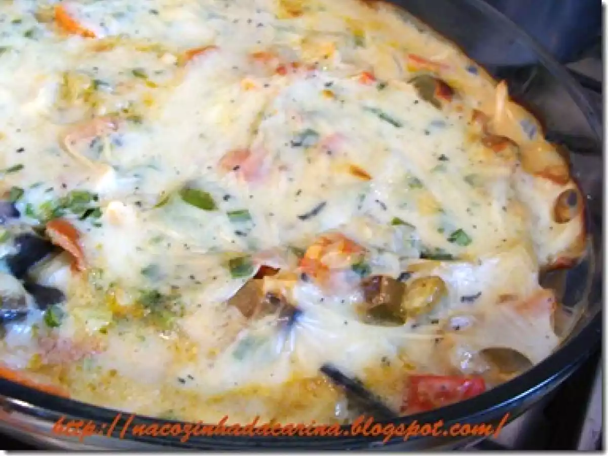 Legumes ao Creme de Gorgonzola