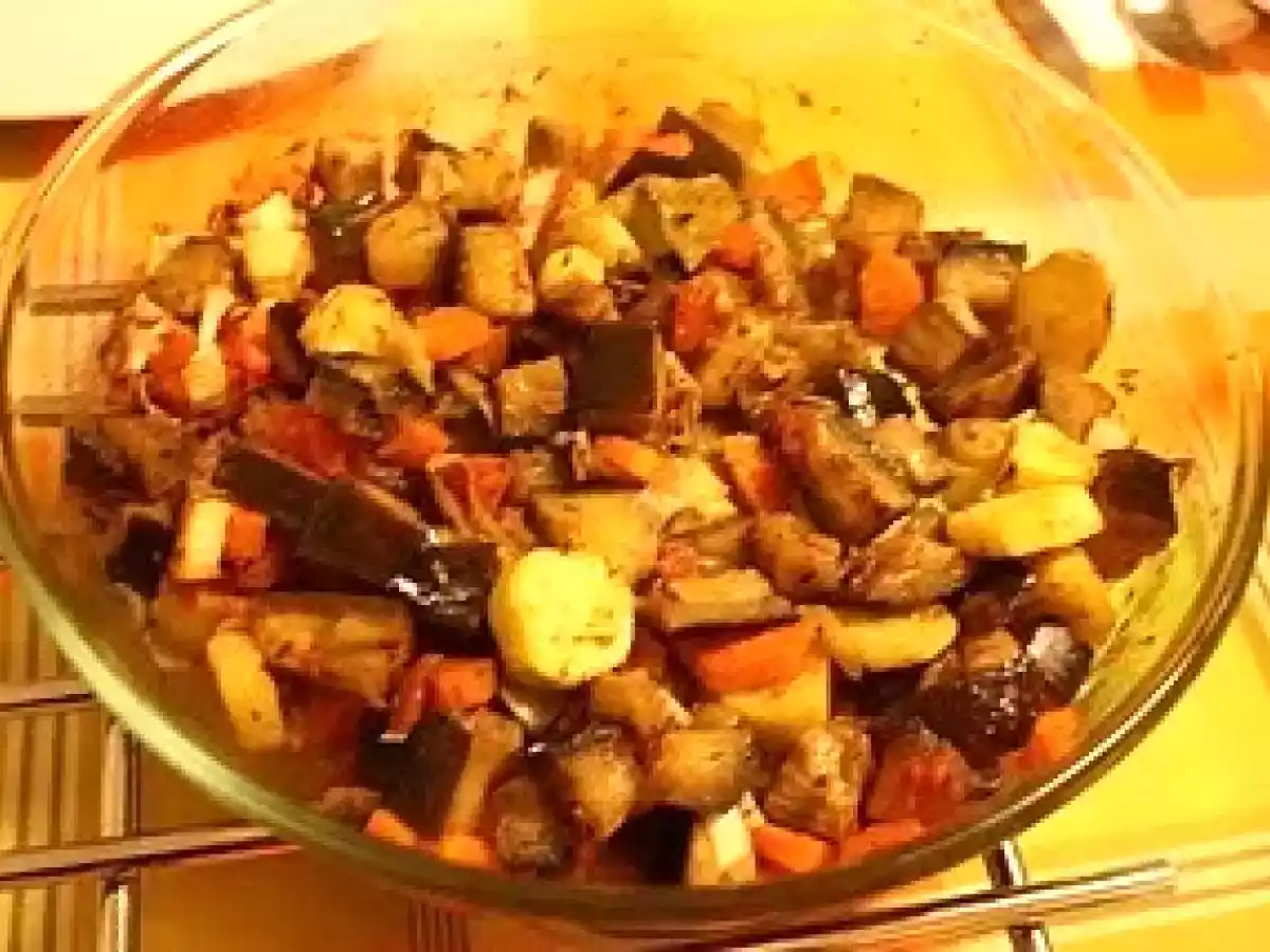 Legumes assados no forno