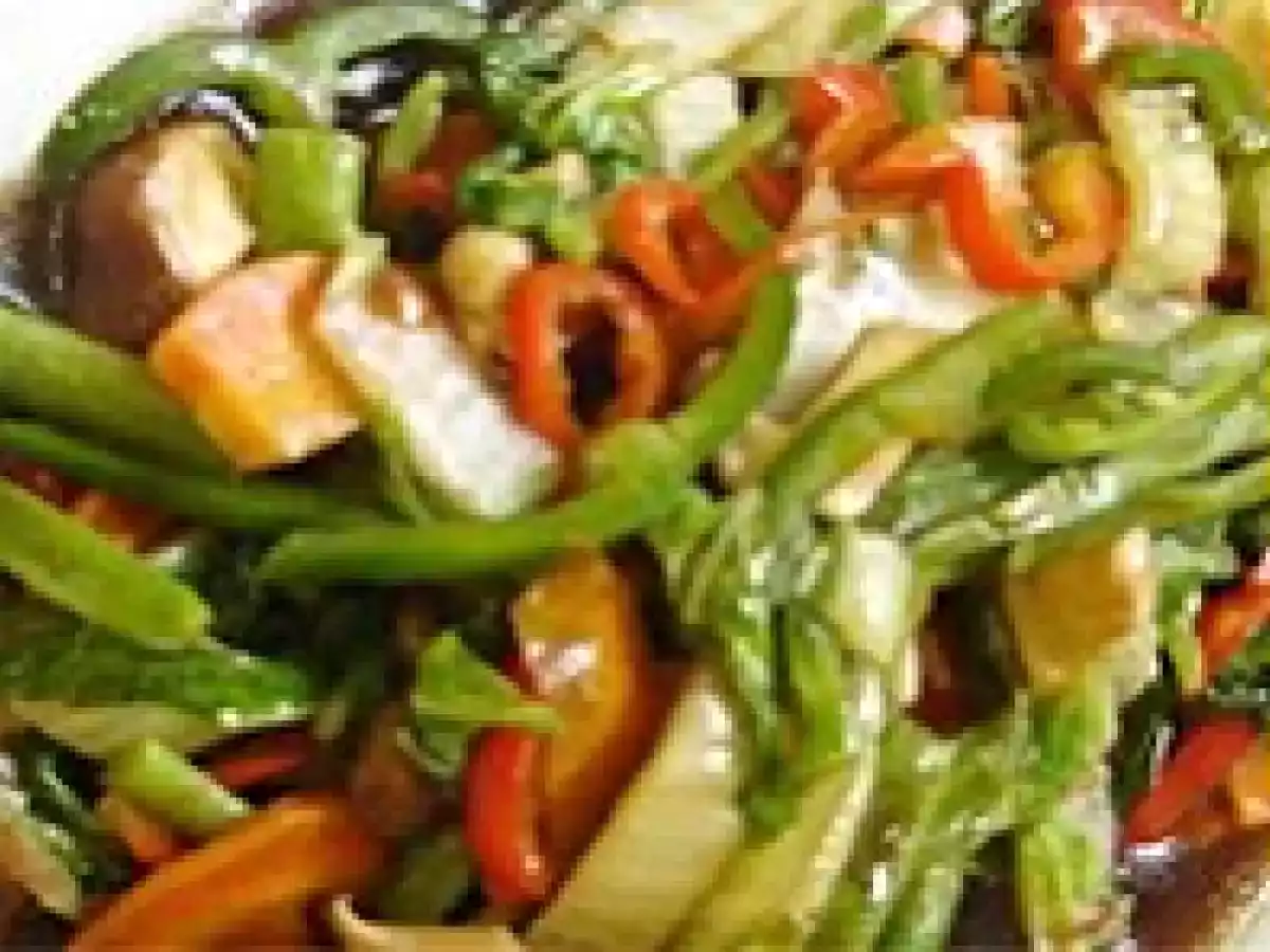 Legumes com Shoyu (vegana)