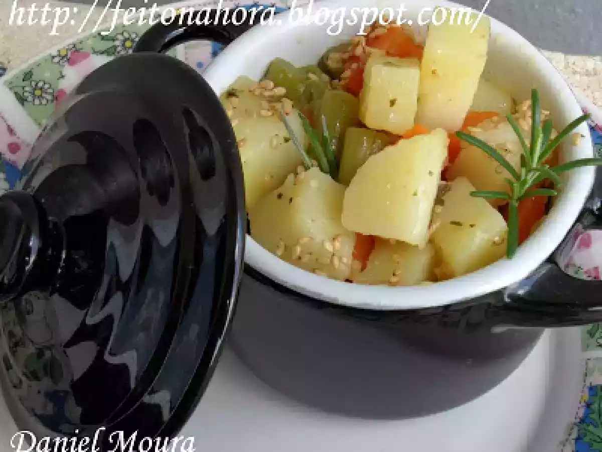 Legumes com tempero baiano ...