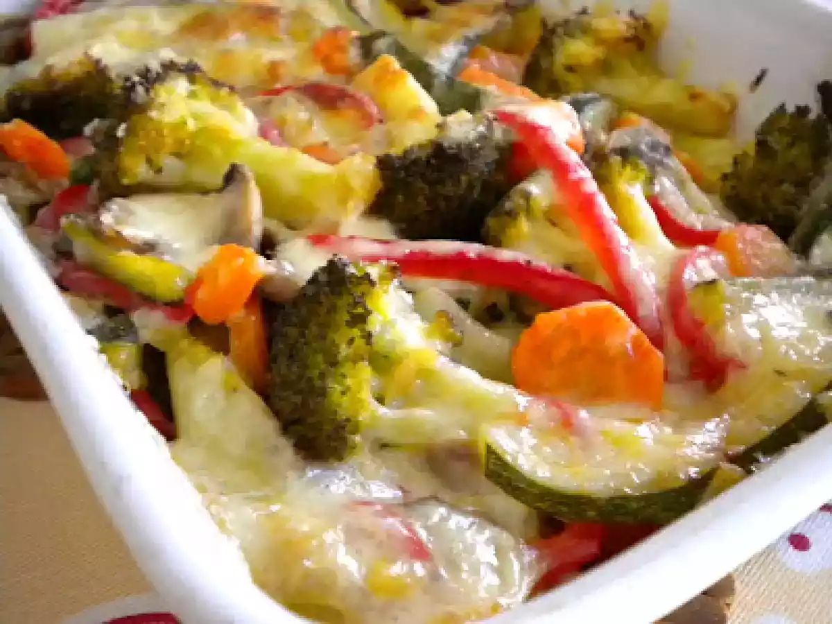 Legumes gratinados