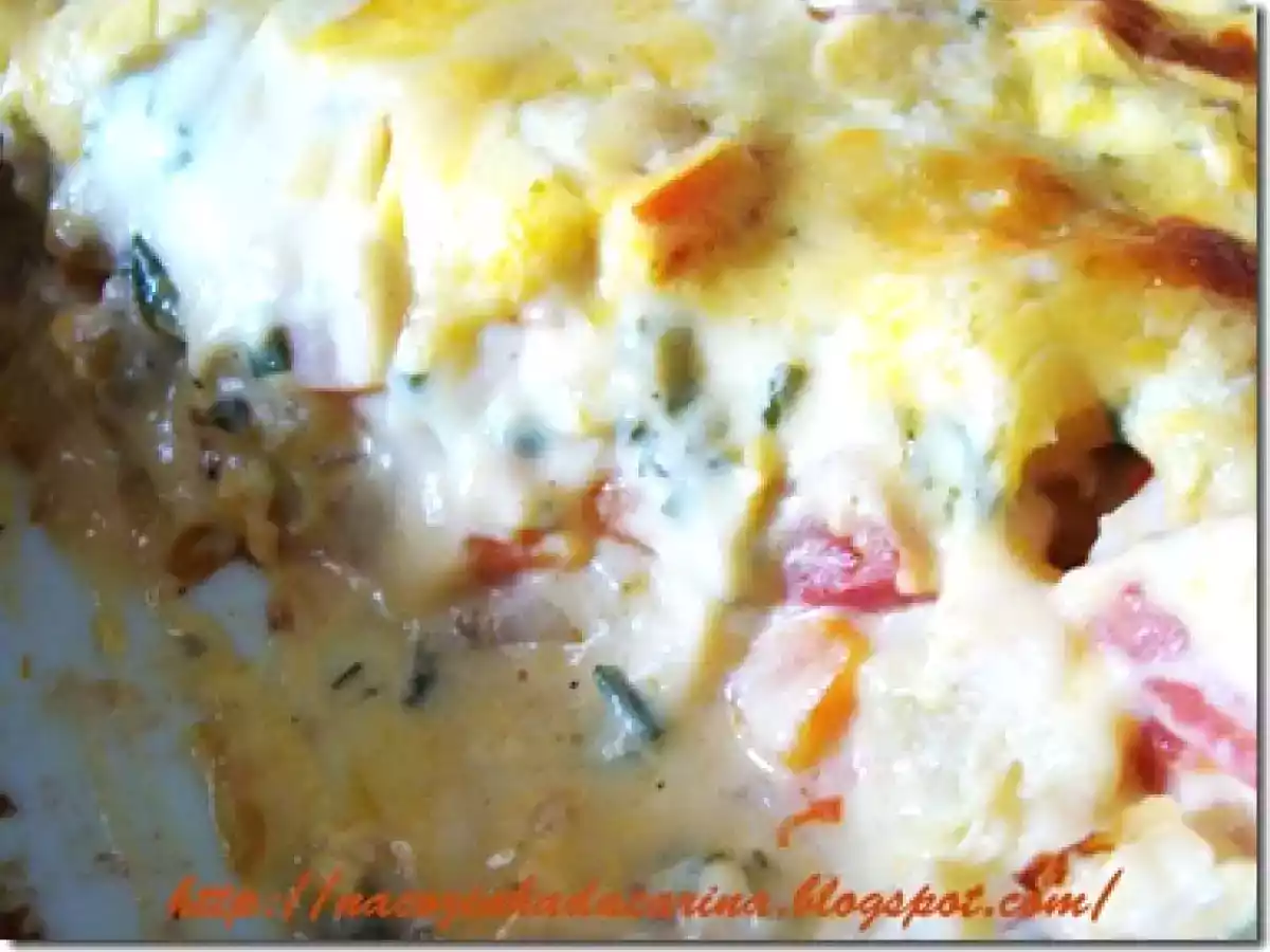 Legumes Gratinados com Creme de Queijo