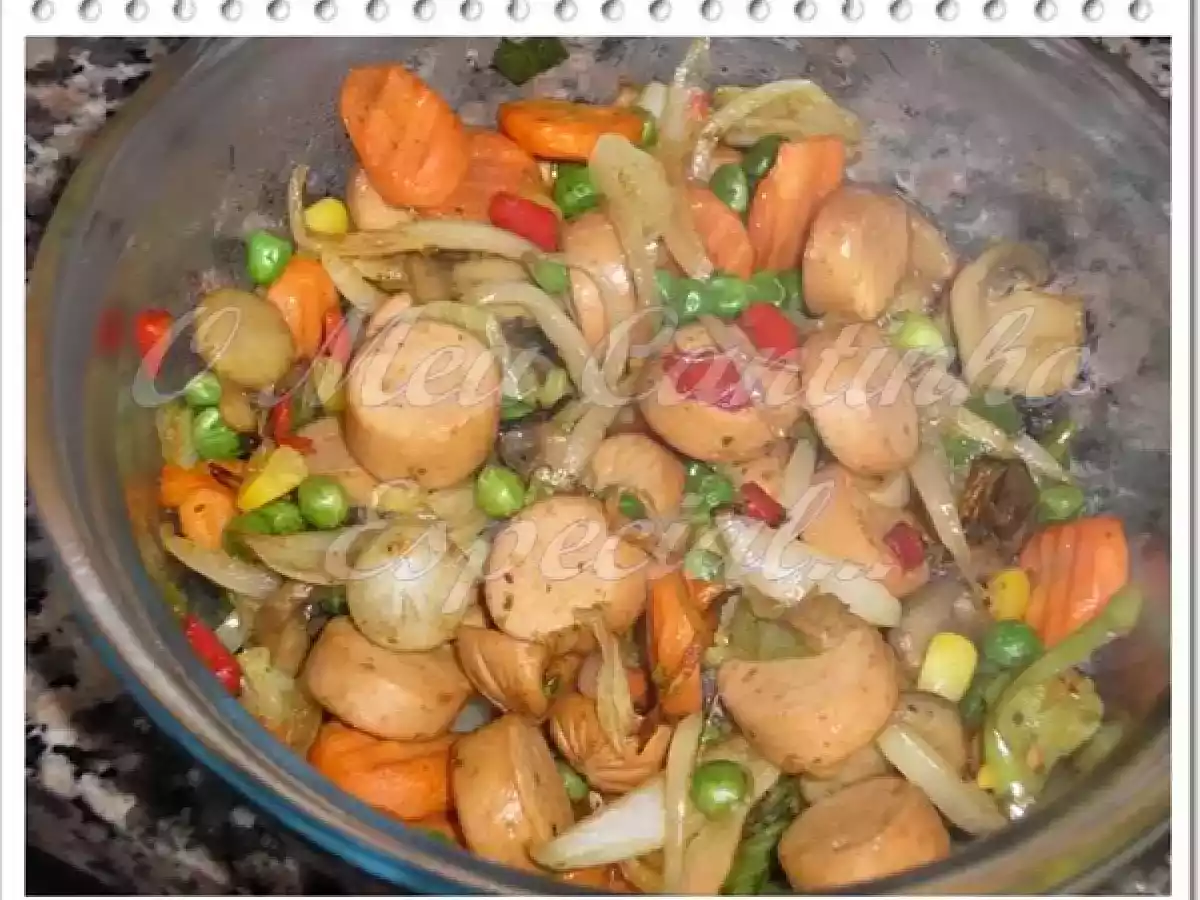 Legumes Salteados na Actifry