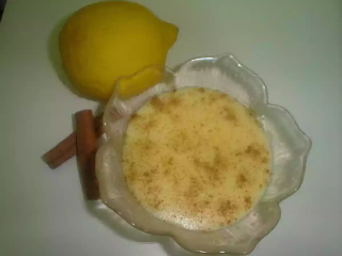 Leite Creme com Canela