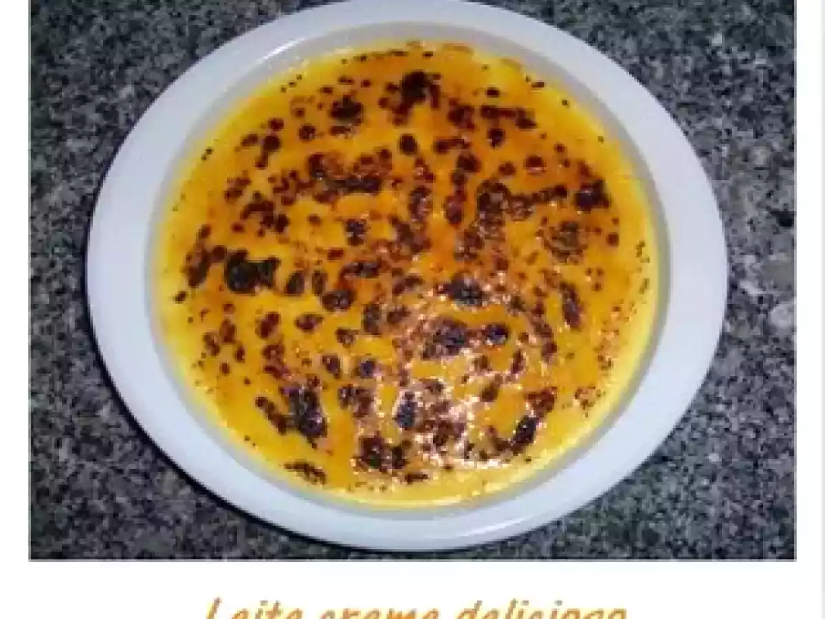 Leite creme delicioso