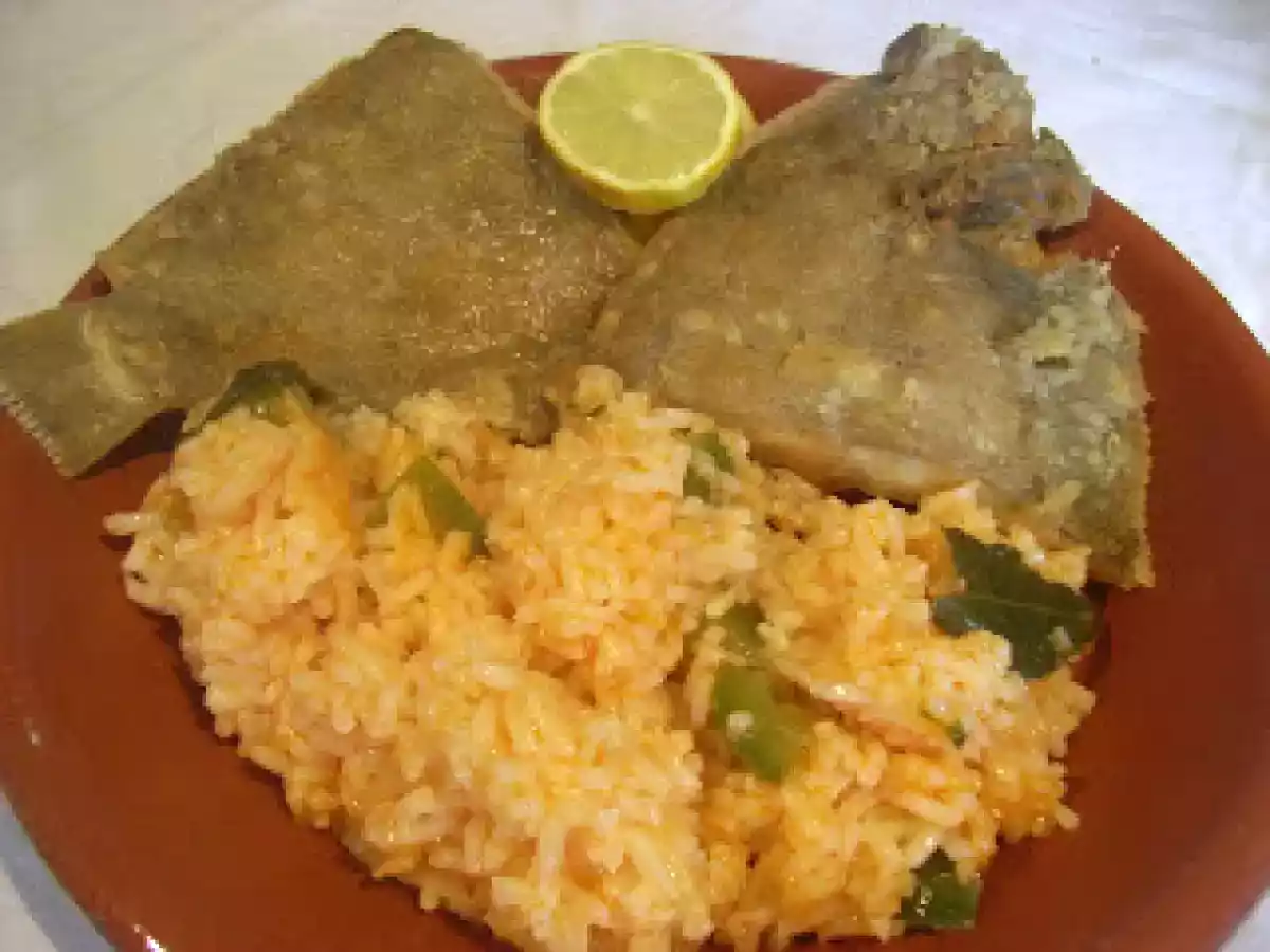 Linguado frito.