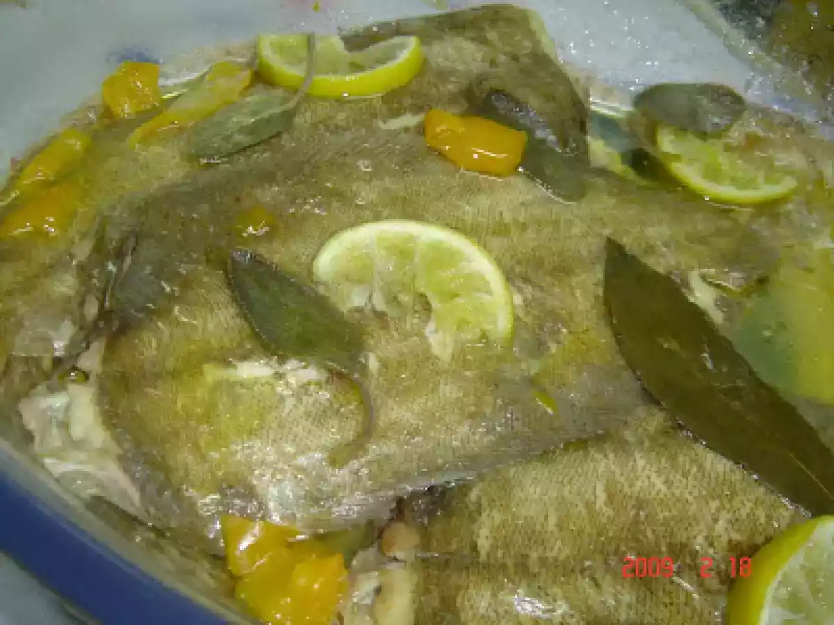 Linguado no Forno com Lima e Salva
